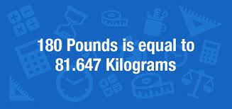 Is 180 lbs fat, skinny, healthy? What Is 180 Pounds In Kilograms Convert 180 Lb To Kg