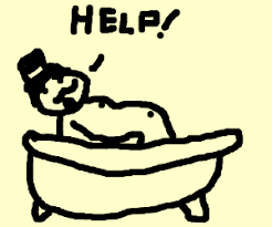 Why does throwing a toaster or other electronic device in a tub with a. William Howard Taft Stuck In The Bathtub Drawception