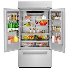 Some of the most reviewed products in kitchenaid french door refrigerators are the kitchenaid 25.8 cu. Kitchenaid French Door Refrigerator 42 In 24 2 Cu Ft Stainless Steel Kbfn502ess Rona