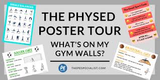 pe poster tour what s on my gym walls