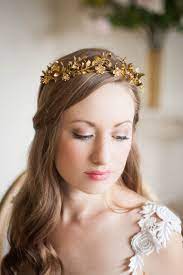 Myrtle Tiara Antique German Tiara Gold Leaf Tiara Bridal Etsy Bridal Hair Pieces German Wedding Hair Pieces