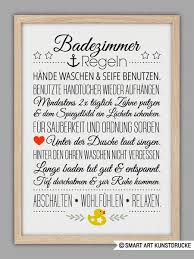 Bad Hausordnung Smart Art Kunstdrucke Badezimmerbild Etsy Hausordnung Familienregeln Deko Bilder