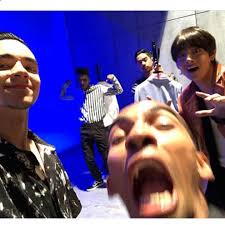 V With The Backup Dancers For The Singularity Mv Taehyung Kim Taehyung Bts Photo