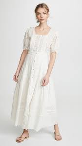 Loveshackfancy Helena Dress Dresses Lace Midi Dress Caroline Dress