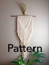 Macrame is making a comeback, so don't miss your chance to hop on this new/old trend. Joan Of Arc Macrame Pattern Beginner Pdf Diy Wall Hanging Swag Design Basic Instructions Macrame Pattern Only Macrame Patterns Free Macrame Patterns Macrame Wall Art