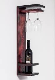 It is completely made of wood. Wood Wine Rack Rustic Wine Shelf Wine Bottle Holder Stemware Glass Holder Wine Organizer Wooden Wall Mounted Wine Glass Rack Wooden Wine Rack Wine Shelves Wine Rack Design