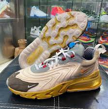 Nike and travis scott teamed up once again to deliver the nike air max 270 react travis scott, now available on stockx. Travis Scott Nike Air Max 270 React Cactus Jack Ct2864 200 Sneakernews Com