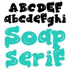 Pn Soap Serif Create Text Serif Silhouette Design