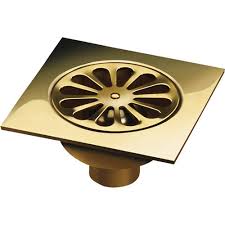 Good quality solid stainless steel construction. Shower Drain 150x150mm Polished Brass Vdb Shower Drains Vdb 815