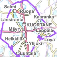 Kuortane on yksi niistä kaupungeista suomi maa. Kuortaneen Karttapalvelu