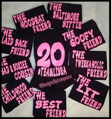 Best Friend Birthday Squad Shirts For Friends Pin On Birthday Squad Shirts