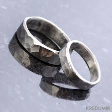 Hammered Wedding Band Stainless Steel Womens And Mens Handmade Wedding Ring Simple Unique Ring For Him For Her Draill Line Dark Hammered Wedding Bands Rings For Men Handmade Wedding Rings