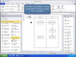 Uml Tutorial Activity Diagram With Visio 2010