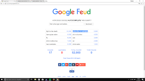 Google feud is one of our favorite thinking games. Google Feud Answers
