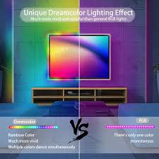 4.6 out of 5 stars. Buy Dreamcolor Led Strip Lights 32 8ft 10m Rgbic App Control Light Strips With Chasing Multicolor Effect Waterproof Music Sync 5050 Led Light For Bedroom Kitchen Tv Dorm Garden Party Under Cabinet Online In
