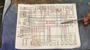 Yamaha at1 125 electrical wiring diagram schematic 1969 1970 1971 here. Xv750 Virago Motorcycle Wiring Explained Youtube