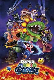 0557 Nintendo Super Mario Galaxy Poster Super Mario Art Mario Yoshi Super Mario