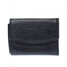 3 3/4 x 2 1/2 x 1/2. Louis Vuitton Black Epi Leather Business Card Holder Louis Vuitton Tlc