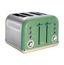 Morphy Richards 242006 Accents 4 Slice Toaster Sage Green Toaster Retro Toaster Blue Toaster