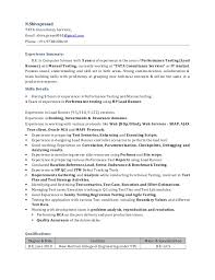 Shivaprasad Resume Performance Testing