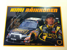 If kimi raikkonen ever retires from formula 1, and we emphasize if, could he return to nascar ? Long Shot Does Anyone Have Any Leads On Merchandise From Kimi Raikkonen S Very Short Nascar Stint Nascar