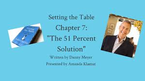 I had built my own little business within a business. Setting The Table By Amanda Klamut
