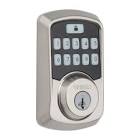 Aura Bluetooth Keypad Smart Lock with SmartKey - Satin Nickel Weiser