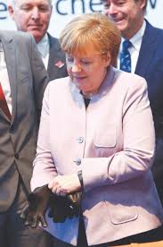 Angela merkel calls for investigation into suspected poisoning of russia opposition merkel and france's president emmanuel macron strongly back the controversial plan for €500bn in. Merkel Meets Trump In Clash Of Style And Substance Newspaper Dawn Com