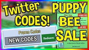 Roblox bee swarm simulator is a roblox game where you can grow your own bees and make honey. New Code In Bee Swarm Simulator Roblox Puppy Bee Sale Update Cute766