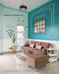 Anda juga dapat mengkombinasikannya dengan warna lain. 7 Contoh Warna Tembok Ruang Tamu Yang Bagus Beda Dengan Yang Lain Desainrumahpedia Com Inspirasi Desain Rumah Minimalis Modern