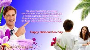 Is today national son day. Your Seo Optimized Title