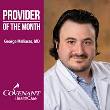 George Malliaras, MD is the Covenant HealthCare Provider of the Month for  July. He specializes in Plastic Surgery and joined the Covenant Team in  2021. One of his patients stated, “Dr. Malliaras