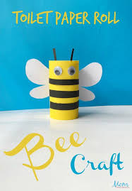 Easy Fun Toilet Paper Roll Bee Craft Toilet Paper Roll Crafts Toilet Paper Crafts Bee Crafts