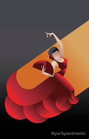 Art Deco Styled Spain Flamenco Dancer Case Skin For Samsung Galaxy By Jerars Art Deco Illustration Art Deco Posters Art Deco Artwork