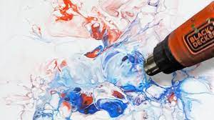 Acrylic Pouring Easy Dutch Technique With Heat Gun For Beginners Pour Painting Tutorial Youtube
