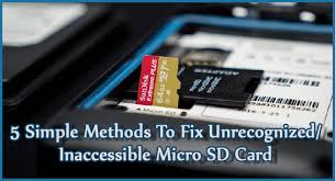 These updates are made publically available for. 5 Simple Methods To Fix Unrecognized Inaccessible Micro Sd Card
