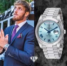 Check spelling or type a new query. Logan Paul Rolex Day Date Platinum Ice Blue Dial Superwatchman Com