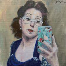Vintage Selfie Cross Stitch Pattern