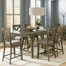 Omaha Grey Counter Height 7 Piece Dining Room Table Set By Standard Furniture Counter Height Dining Table Counter Height Dining Table Set Dining Room Design