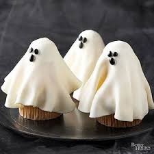 Ghostly Cupcakes Recipe Halloween Cupcakes Halloween Cakes Halloween Goodies