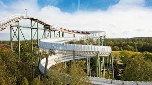 Bobbahn at heide park in germany. Fahrgeschaft Fur Familien Bobbahn Heide Park Resort