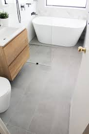Although gray bathroom floor tiles, particularly in stone looks, are also quite popular. Grey Bathroom Floor Grey Bathroom Floor Small Bathroom Tiles Grey Bathroom Tiles