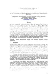 Malaysia area codes usually have 1 or 2 digits. Pdf Impact Of Tsunami On Fishing Aquaculture And Coastal Communities In Malaysia