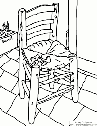 Office chair with coffee mug coloring page. Chair Enchanted Learning