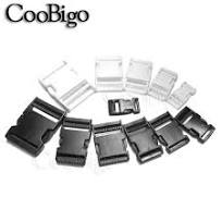 Plastic Black & White Multi Size Side Release Buckle for ...