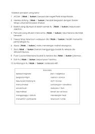 Masuknya beberapa kata dari bahasa arab sendiri tak lepas dari pengaruh ajaran islam yang masuk ke indonesia. Kata Nafi Interactive Worksheet