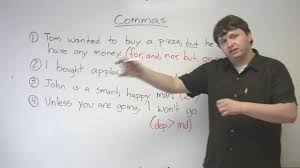 Adjectives are used to describe nouns. How To Use Commas In English Writing Youtube