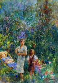 Midday Plinio Nomellini 1912 Impressionist Paintings Nature Art Art
