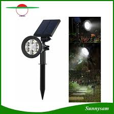 Solar Powered Spotlight Outdoor Lighting Solar Light 2 In 1 Adjustable 6 Led Solar Motion Sensor Garden Landscape Lawn Lamp China Solar Spotlight 6 Led Solar Spotlight Made In China Com