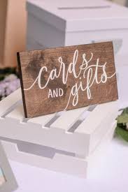 Wooden Cards And Gifts Sign Gift Table Wedding Signing Table Wedding Wedding Signs